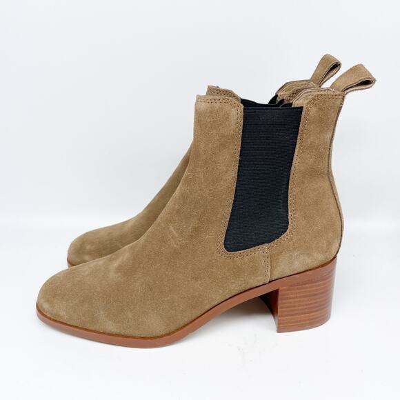 Steve Madden Women’s Rhiannon Chelsea Boot Cognac Suede Size 10 M - Picture 3 of 10